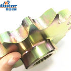 Yellow Zinc Conveyor Chain Sprocket Rust Proof Durable High Precision ISO9001